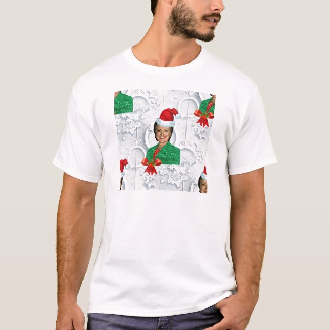 T-shirt xmas Hillary clinton (Devant)