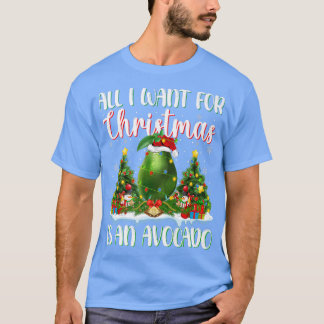 T-shirt Xmas Lighting Père Noël Tout Ce Que Je Veux Pour N