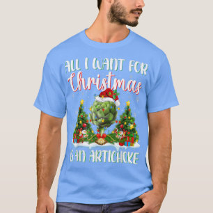 T-shirt Xmas Lighting Père Noël Tout Ce Que Je Veux Pour N