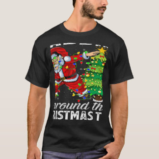 T-shirt Xmas Lights Santa Dabbing