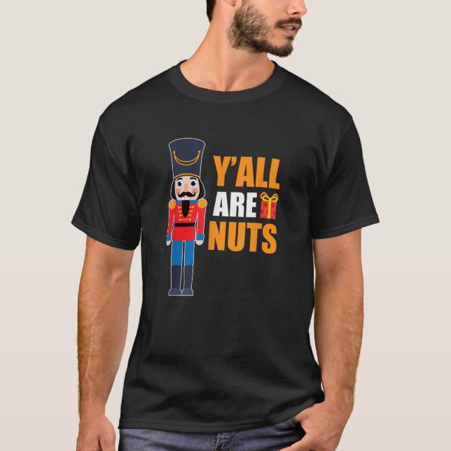 T-shirt Xmas Nutcracker Dit Fun Citations Nuages Famille M (Devant)