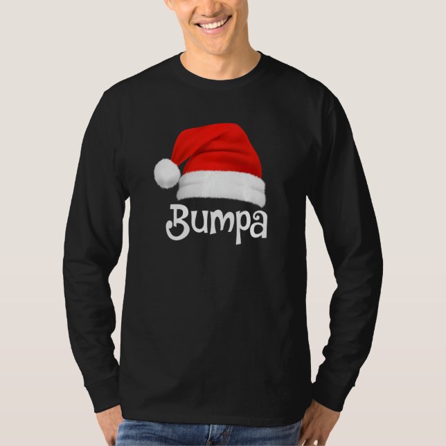 T-shirt Xmas Pajama Group Matching Bumpa Christmas Hat (Devant)