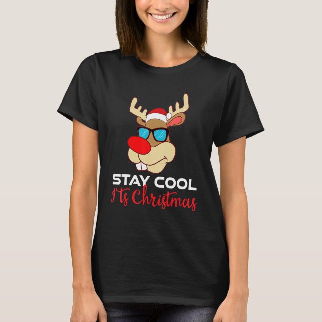 T-shirt xmas red nosed reindeer family Pajama christmas wi (Devant)