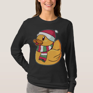 T-shirt Xmas Rubber Ducky Duckie Duck Noël Cadeau mignonne
