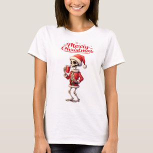 T-shirt xmas Skeleton
