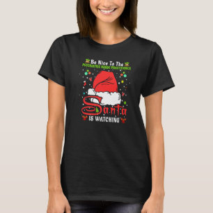 T-shirt Xmas Soyez Gentils Avec Le Psychiatrique Infirmier