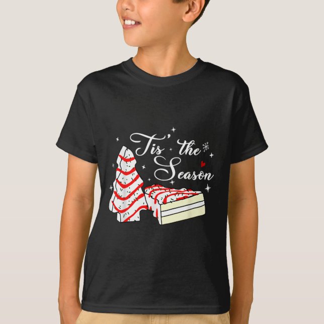 T-shirt Xmas Tis' The Season Christmas Tree Cakes Debbie B (Devant)