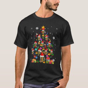 T-shirt Xmas Tree Beer Xmas Lights Tree Beer Drinking Love