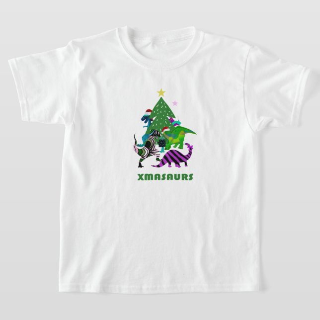 T-shirt Xmasaures (Poser)