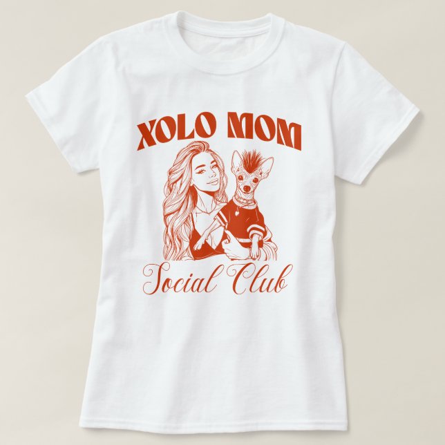 T-shirt Xolo Chien Maman Social Club Femmes (Design devant)