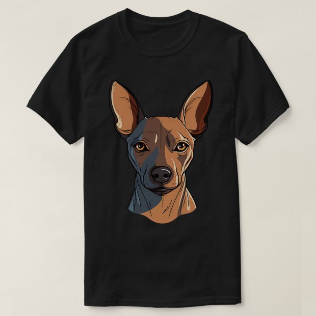 T-shirt Xolo Xoloitzcuintle mexicaine Chien sans cheveux v (Design devant)