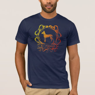 T-shirt Xoloitzcuintli patiné chic