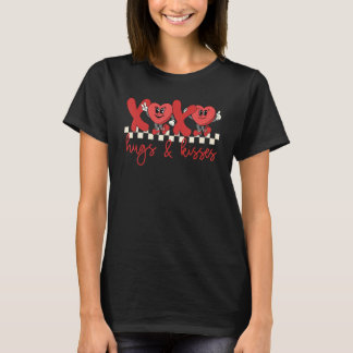 T-shirt XOXO Hugs & Baisers Coeur drôle Super Retro Valent