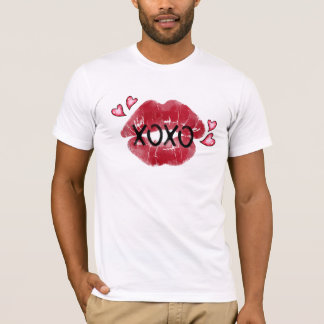 T-shirt XOXO Lips Kiss Love Valentine's Day