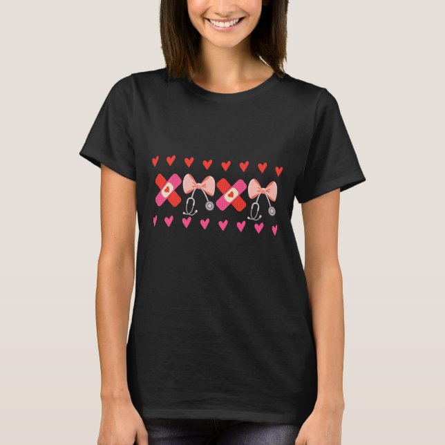 T-shirt XOXO Medical Valentine's Day Shirt  (Devant)