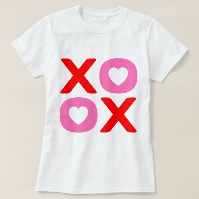 T-shirt XOXO Saint-Valentin (Design devant)