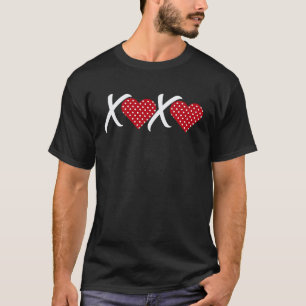 T-shirt XOXO Saint-Valentin Imprimé cœur Graphique Saint-