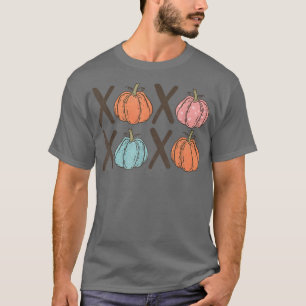 T-shirt XOXO Style Vintage Citrouille Automne Automne Than
