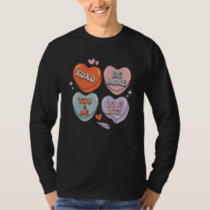 T-shirt Xoxo Valentine Coeur Rétro Valentines Super Jour F