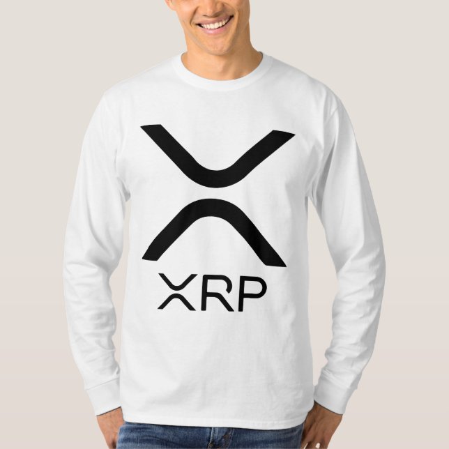 T-shirt XRP cryptodevise - XRP (Devant)