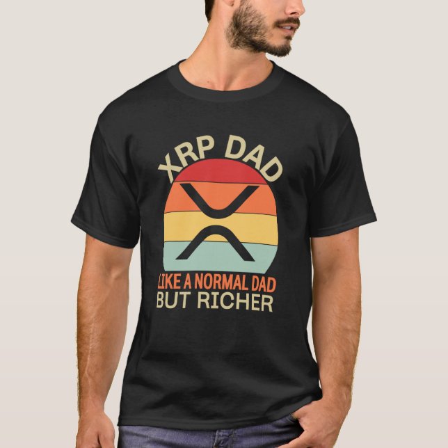 T-shirt XRP Dad Crypto Merchandise Definition (Devant)