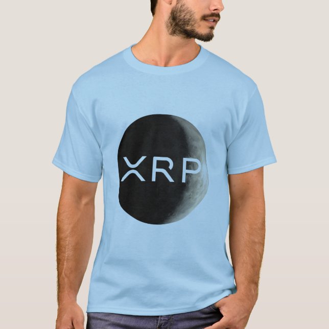 T-shirt xrp, logo de lune, hommes (Devant)