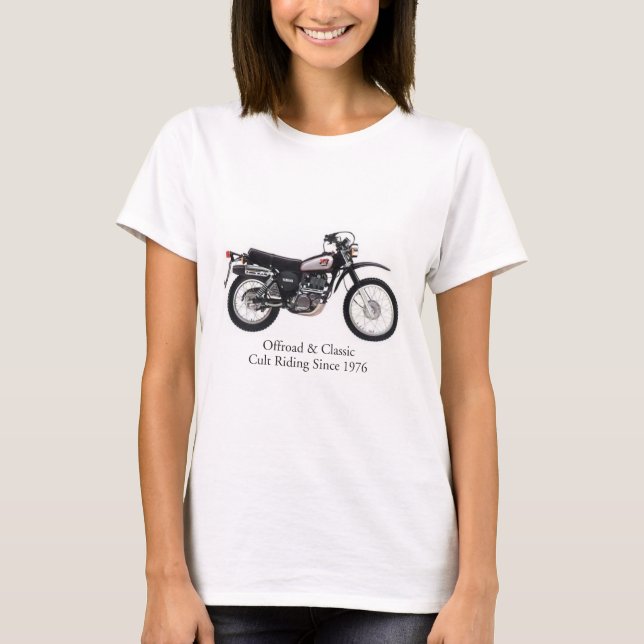 T-shirt XT 500 tous terrains et classique (Devant)