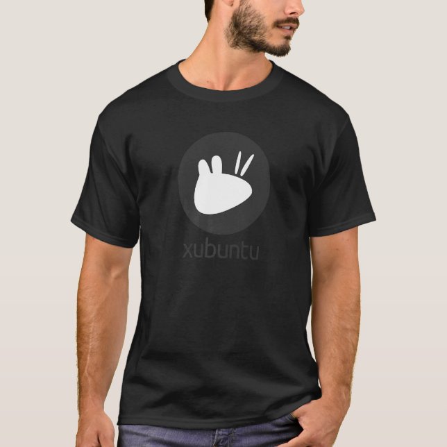 T-shirt Xubuntu Système d'exploitation élégant Ubuntu Linu (Devant)
