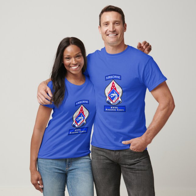 T-shirt XVIIIe corps aéroporté (Unisexe)