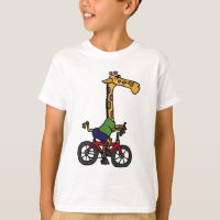 XX bande dessinée drôle de bicyclette d'équitation
