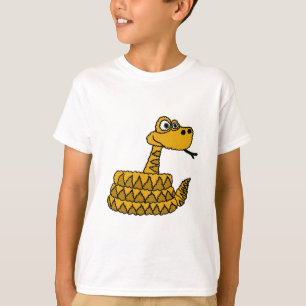 T-shirt XX bande dessinée géniale de serpent à sonnette