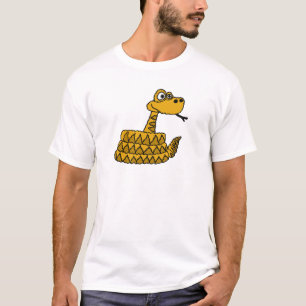 T-shirt XX bande dessinée géniale de serpent à sonnette
