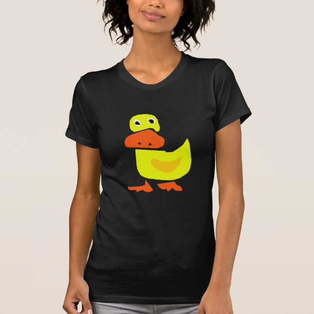 T-shirt XX canard primitif drôle d'art (Devant)