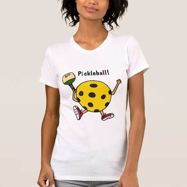 T-shirt XX caractère drôle de Pickleball (Devant)