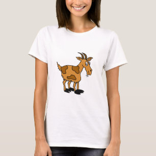 T-shirt XX chèvre drôle de bande dessinée