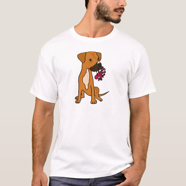 T-shirt XX chien de délivrance de mélange de boxeur (Devant)