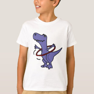 T-shirt XX dinosaure drôle de T-rex utilisant le cercle d