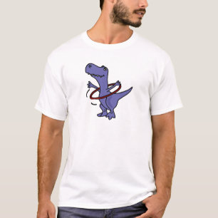 T-shirt XX dinosaure drôle de T-rex utilisant le cercle d