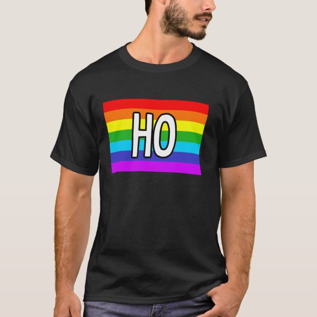 T-shirt XXX Gay Gifts and LGBT Pride Stuff HO  (Devant)