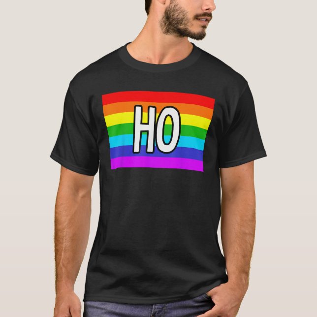 T-shirt XXX Gay Gifts and LGBT Pride Stuff HO  (Devant)