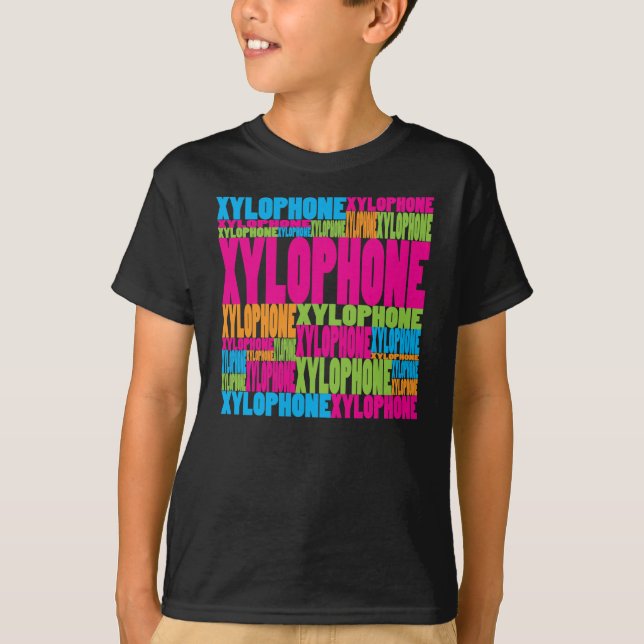 T-shirt Xylophone coloré (Devant)