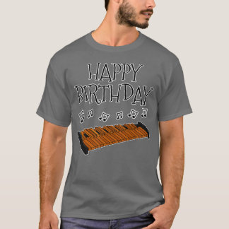 T-shirt Xylophone Joyeux Anniversaire Percus Enseignant Pe