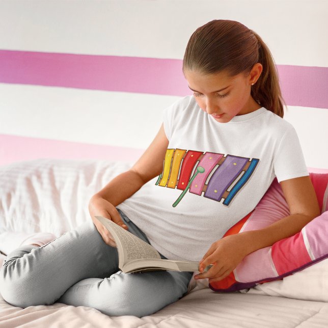 T-shirt Xylophone Musical Instrument Coloré (Créateur téléchargé)