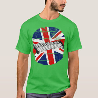 T-shirt Xylophone UK Drapeau Grande-Bretagne Xylophoniste
