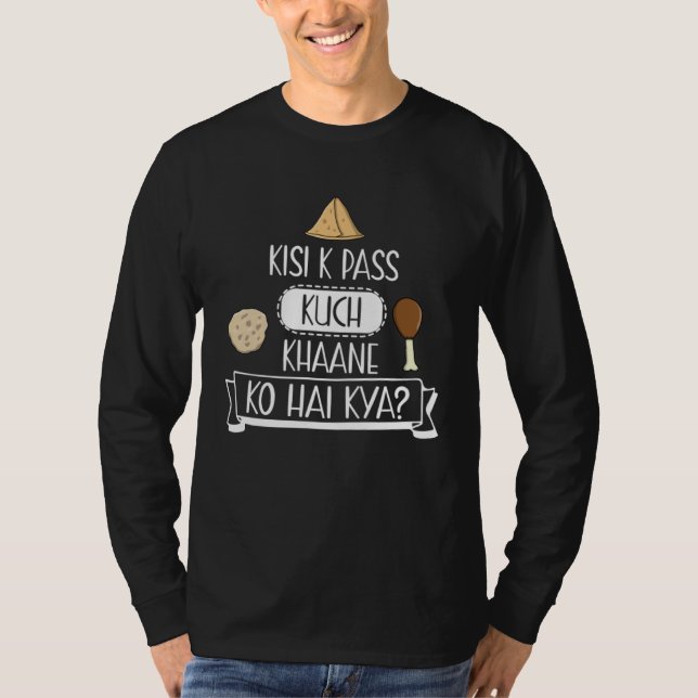 T-shirt Y a-t-il quelque chose à manger (Devant)