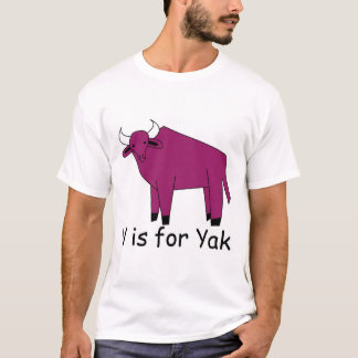 T-shirt Y est pour des yaks
