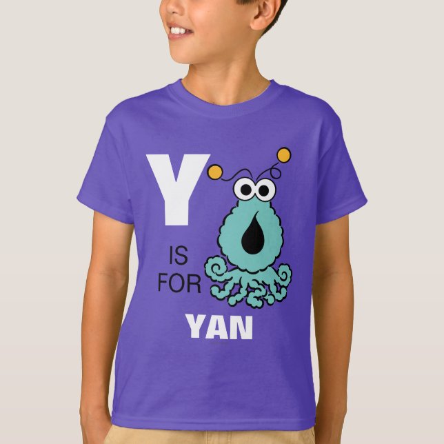 T-shirt Y est pour Yip-Yips | Ajouter Votre Nom (Devant)