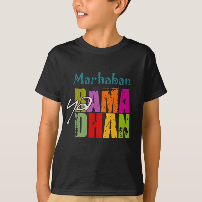 T-shirt Ya Ramadhan de Marhaban (Devant)