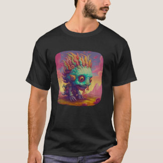 T-shirt YA Sci Fi Aliens Curieux T Dragon Dream Colorful F