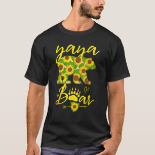 T-shirt Ya Ya Bear Tournesol mignonne fête des mères